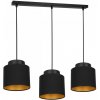 Luminex | Luster na lanku FRODI 3xE27/60W/230V čierna | LU3182