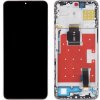 Honor X8a / 90 lite LCD dotykové sklo (vrátane rámu) strieborné