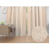 Biante Dekoračný záves TF-097 Venezia púdrovo béžový - š. 150 cm 150x170 cm