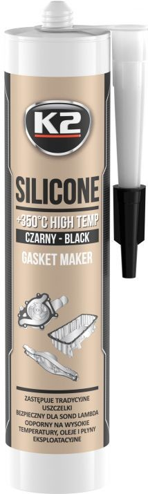 K2 BLACK SILIKON +350°C čierny 300 g