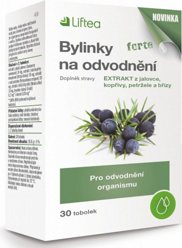 Liftea Bylinky na odvodnění Forte 30 kapsúl