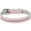 Trixie Active Comfort obojek s kamínky, pro psy, růžový, XS–S: 20–24 cm/12 mm