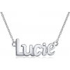 Silvego Strieborný náhrdelník s menom LUCIE JJJ1865-LUC