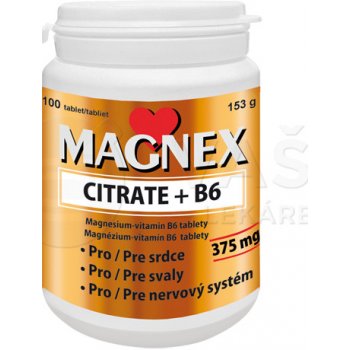 Vitabalans Magnex citrate 375 mg+B6 100 tabliet