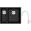 Súprava granitový drez Franke Maris 125.0687.269, kuchynská batéria Franke Lina 115.0626.024