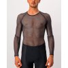 CASTELLI Cyklistické tričko s dlhým rukávom - MIRACOLO WOOL - čierna XL