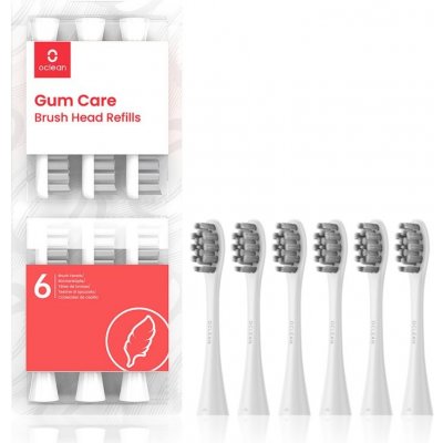 Oclean Brush Head Gum Care Extra Soft náhradné hlavice P1S12 6 ks