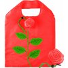 HomePRO ROSE-3 Skladacia nákupná taška RUŽA, červená