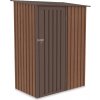 Záhradný úložný priestor z pozinkovanej ocele KENT 143x89cm Orech - HARDMAISTER