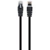 Gembird PP12-5M/BK patch RJ45, cat. 5e, UTP, 5m, čierný
