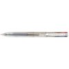 Guľôčkové pero, 0,27 mm, stláčací mechanizmus, priehľadné, PILOT 