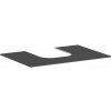 Hansgrohe Xevolos E Doska pod umývadlo 78 x 55 cm matná sivá 54208760