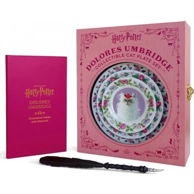 Running Press Harry Potter: Dolores Umbridge Collectible Cat Plate Set