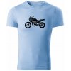 T-ričko Honda Transalp pánske tričko Farba trička: Nebeská Modrá, Veľkosť: M