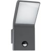 Nástenné svietidlo záhradné LED - 12W - 4000K - s pohybovým a súmrakovým senzorom