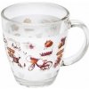 TORO Sklenený hrnček levanduľa MIX motívov 350 ml