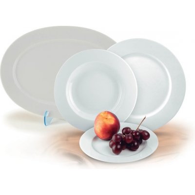 Hlboký tanier porcelán 22cm 6 ks ROTBERG "Basic" biely