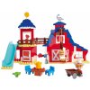 Stavebnica Dino Ranch Clubhouse PlayBig Bloxx BIG domček so šmykľavkou a 2 figúrkami 168 dielov od 1,5-5 rokov