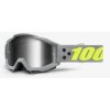 100% okuliare Accuri MX MTB Berlin strieborné zrkadlové sklá 100% 50210-321-02