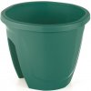 ALFIstyle Kvetináč na zábradlie šírka 29,7 cm, zelený