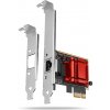 AXAGON PCEE-G25, PCIe sieťová karta - 1x 2.5 Gigabit Ethernet port (RJ-45), Realtek, PXE, vr. LP PCEE-G25
