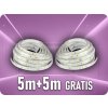 V-TAC LED pás do interiéru 8W/m 800lm/m, 120LED/SMD 3528, 12V, 5m + 5m zadarmo! Farba svetla: Teplá biela