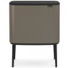 Brabantia Dotykový odpadkový kôš BO 3 x 11 l, platina