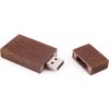 USB kľúč MemoRabbit Drevený Široký Tmavé Drevo 128 GB USB 2.0 hnedý