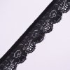 Elastická čipka 2,5 cm na spodnú bielizeň čierny-NS-12565