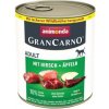 Animonda GranCarno konzerva jelení, jablka 800 g