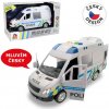 Made Auto policejní dodávka, na setrvačník se zvukem, 21cm