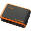 i-tec USB 2.0 univerzálna čítačka (čierno/oranž)