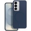 Kryt Frame Mag Cover Case s MagSafe Samsung Galaxy S25 Plus Navy Blue