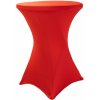 TENTino Elastický obrus EXTREME na koktejlový bistro stôl 70-80 cm VIAC FARIEB Farba obrusu: ČERVENÁ / RED