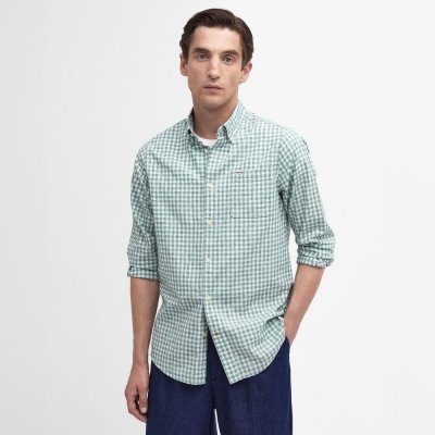 Barbour Kanehill tailored shirt Agave green