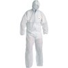 Cerva Chemsafe MS1 Ochranný overal s kapucňou biely M