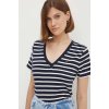 Tommy Hilfiger tričko dámske bavlnené WW0WW40584 tmavomodrá M