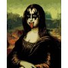 Diamondi Diamantové maľovanie - MONA LISA AKO ROCKOVÁ HVIEZDA Rámovanie: bez rámu a bez vypnutia plátna, Rozmer: 40x50 cm