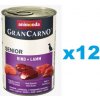 ANIMONDA GranCarno Senior zestaw z jagnięciną i cielęciną 12 x 800 g