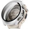 VSETKONAMOBIL 111091 PC FULL COVER Plastový kryt so sklom pre Huawei Watch 5 42mm strieborný