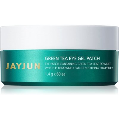 Jayjun Eye Gel Patch Green Tea hydrogélová maska na očné okolie pre rozjasnenie a hydratáciu 60x1,4 g