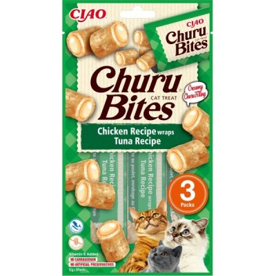 Churu Cat Bites Chicken wraps&Tuna 3x10g