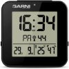 GARNI 138B - digitální budík s teploměrem a vlhkoměrem, černá (GARNI 138B)