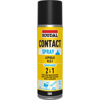 SOUDAL Contact sprej lepidlo 2v1 300 ml