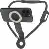 Držiak-stojan na krk telefónu FIXED Creator Neck Phone Holder s podporou MagSafe, sivý