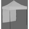 Expodom Párty stan 2x2m – oceľový, 1 bočná plachta, Sivá / antracitová