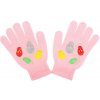 Detské zimné rukavičky New Baby Girl svetlo ružové, veľ. 122 (6-7 rokov)