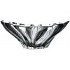 Aurum Crystal Krištálová miska Bohemia Plantica sivá 330 mm