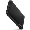 AXAGON EE25-SL, USB 3.2 Gen 1 - SATA 6G, 2.5'' SLIDE box, bezšroubkový, černý Axagon