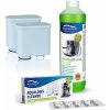 Aqualogis Sada pre Saeco Philips AL-Clean 2 kusy, Verde 750ml, Cleaneo 10 tabliet - sada pre kávovar - vodný filter - čistiace tablety - odvápňovač
